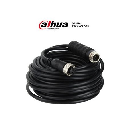 DAHUA CONECT12MTSV2 – Cable Extensor Tipo Aviación de 12 Mts/ Para Transmisión de Video y Audio Analógico/ para DVR Movil/ Pro