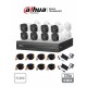 DAHUA COOPER XVR1A08KIT – Kit 8 canales 720p / 8 Camaras B1A11 / 1 megapixel / 2.8mm / H.264 / 2 Canal IP adicional / 1 SATA Ha