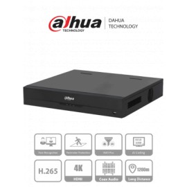 DAHUA DH-XVR5432L-I2 – DVR 32 Canales 5 Megapixeles Lite/ WizSense/ 4 Bahías de Discos Duros/ H.265+/ Hasta 32 Canales IP (Max 