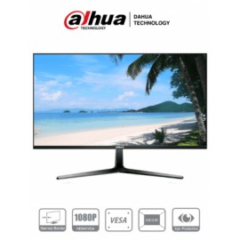 DAHUA DHI-LM27-B200 – Monitor de 27 Pulgadas/ Full HD/ Especial para Videovigilancia/ Ideal para trabajo 24/7/ Marco Ultra Delg