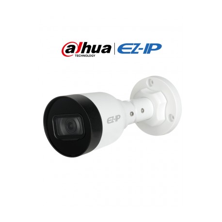 DAHUA EZIP B1B40-28 – Camara IP Bullet 4 MP/ Lente 2.8 mm/ Angulo de Vision 101 Grados/ H265+/ Luz ir 30 metros/ IP67/ PoE/ DWD