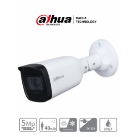 DAHUA HAC-B3A51-Z – Camara Bullet de 5 Megapixeles/ Lente Motorizado de 2.7 a 12 mm/ IR de 40 Mts/ IP67/ CVI/CVBS/AHD/TVI/ Ver