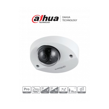 DAHUA HAC-HDBW2241F-A – Cámara Domo Antivandálica/ 2 Megapíxeles/ Super Adapt/ Lente de 2.8 mm/ 109 Grados de Apertura/ WDR de 