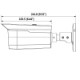 DAHUA HAC-HFW1400D – Camara Bullet de 4 Megapixeles/ Lente 3.6 mm / 84 Grados de Apertura/ IR de 80 Mts/ DWDR/ 2D NR/ Metalica/