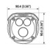 DAHUA HAC-HFW1400D – Camara Bullet de 4 Megapixeles/ Lente 3.6 mm / 84 Grados de Apertura/ IR de 80 Mts/ DWDR/ 2D NR/ Metalica/