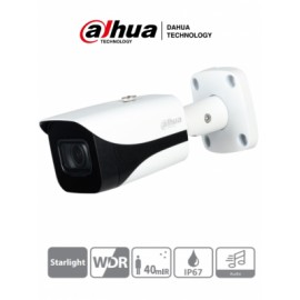 DAHUA HAC-HFW2501E-A-28 – Camara Bullet de 5 MP/ Starlight/ Lente de 2.8mm/ IR de 40 Mts/ WDR Real/ Micrófono Integrado / Star