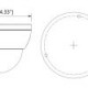 DAHUA HDBW1400E-28 – Camara Domo 4 Megapíxeles Antivandalica/ Lente 2.8 mm/ 105 Grados de Apertura/ IR de 30 Mts/ IP67/ IK10/