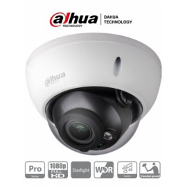 DAHUA HDBW2241R-Z – Camara Domo Antivandalica de 2 Megapixeles/ 1080p/ Lente Motorizado 2.7 a 13.5 mm/ Starlight/ WDR Real 120 