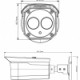 DAHUA HFAW1100B36S3 – Camara bullet alta definicion  HDCVI  720p / TVI / A HD / CVBS / 1 Megapixel / Lente 3.6  mm / Smart ir 5