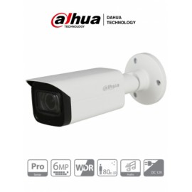 DAHUA HFW2601T-Z-A – Camara Bullet  de 6 Megapixeles/ Lente Motorizado 2.7 a 13.5mm/ WDR Real/ IR de 80 Mts/ IP67/ Microfono In