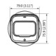 DAHUA HFW2831TZS – Cámara bullet IP 4K / 8 Megapixeles / H265+ / WDR Real / Lente motorizado 3.7 mm a 11 mm / 60M Smart ir / IP