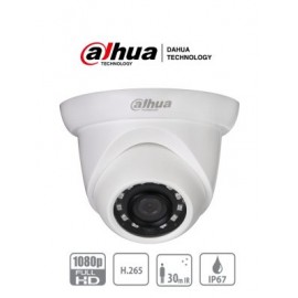 DAHUA IPC-HDW1230S-S4 – Camara IP Domo de 2 Megapixeles/ Lente de 2.8mm/ 30 Fps/ Angulo de 104 Grados/ H.265+/ IR de 30 Mts/ Po