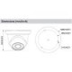 DAHUA IPC-HDW1230S-S4 – Camara IP Domo de 2 Megapixeles/ Lente de 2.8mm/ 30 Fps/ Angulo de 104 Grados/ H.265+/ IR de 30 Mts/ Po