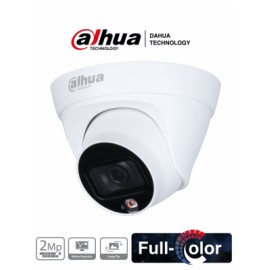 DAHUA IPC-HDW1239T1-LED-S4 – Camara IP Domo Full Color 2 Megapixeles/ Lente de 2.8mm/ 110 Grados de Apertura/ Luz Blanca de 15 