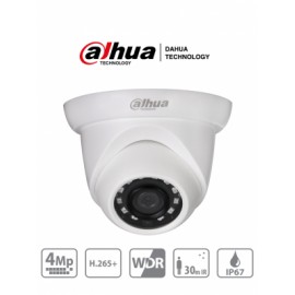 DAHUA IPC-HDW1431S –  Cámara IP Domo de 4 Megapixeles/ H.265/ WDR Real/ Lente de 2.8 mm/ IR de 30 Mts/ IP67/ Poe