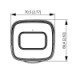 DAHUA IPC-HFW3441E-SA –  Camara IP Bullet con Inteligencia Artificial/ 4 Megapixeles/ Lente de 2.8mm/ Microfono Integrado/ WDR/