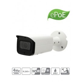 DAHUA IPC-HFW4431T-ASE-36- Camara IP Bullet de 4 Megapixeles/ H.265+/ Lente de 3.6mm/ WDR Real de 120 dB/ IR de 80 Mts/ ePoE/ R