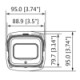 DAHUA IPC-HFW5541EN-ZE – Cámara IP Bullet de 5MP, lente motorizado 2.7-13.5mm (100°-28°), IR 50m, IA WizMind, Detección Facial,