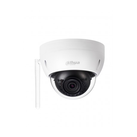 DAHUA IPCHDBW1320EW28 – Camara IP mini domo antivandalico 3 megapixeles  WiFi / Lente 2.8 mm / Luz ir 30 metros / DWDR / IP67 /