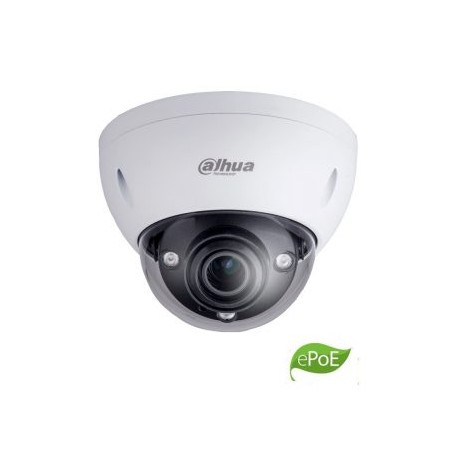 DAHUA IPCHDBW5831EZE – Camara IP domo antivandalico 4K / 8  MP / Lente motorizado 2.7 mm – 12 mm / H265+ / IP67 / IK10 / WDR Re