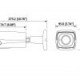 DAHUA IPCHFW5431EZ – Cámara IP bullet 4 megapíxeles / H265 / WDR Real 120 dB / Lente motorizado 2.7 mm a 12 mm / IVS / Ir 50 Mt
