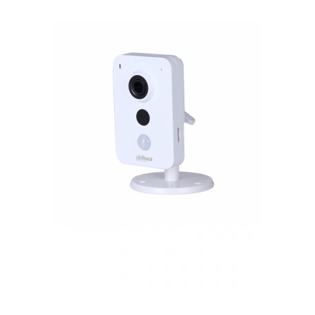 DAHUA IPCK35N – Camara IP cubo 3  MP  WiFi / Lente 2.8  mm / Sensor PIR / Entrada y salida de alarma / Audio bidireccional / Ra