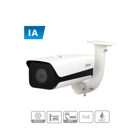 DAHUA ITC215-PW4I-IRLZF27135 – Camara IP ANPR de 2 MP/ H265/ Reconocimiento de placas/ Recomendable para Accesos/ Lente motoriz