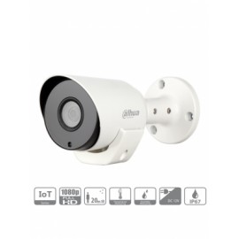 DAHUA LC1220T-TH – Cámara Bullet 2 MP/ Lente 3.6 mm/ IoT/ Medición de Temperatura Ambiente de -40°-60° /Medición de Humedad 10-