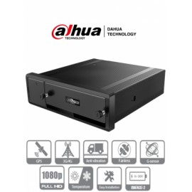 DAHUA MXVR4104-GFW – DVR Movil de 4 Canales HDCVI 1080p+4 Canales IP/ H.265/ GPS/ 4G/ WiFi/ Soporta 1 HDD 2.5 Pulgadas hasta 2T