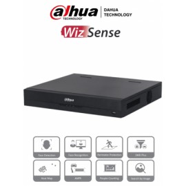 DAHUA NVR4416-16P-4KS2/I – NVR de 8 Megapixeles/ 16 Canales IP/ WizSense/ 4k Con IA/ 16 Puertos PoE/ 4 Bahías de Discos Duros/ 