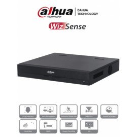DAHUA NVR4432-16P-4KS2/I – NVR de 8 Megapixeles/ 4k con IA/ 32 Canales IP/ 16 Puertos PoE/ 4 Bahías de Discos Duros/ WizSense/ 
