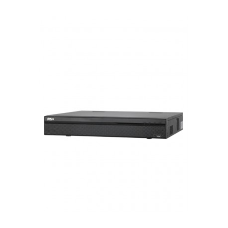 DAHUA NVR443216P4KS2 – NVR 32 Canales 4K / H.265+ / 200  Mbps / 16 Entradas y 4 salidas de alarma / 16 Puertos  PoE / 4 Puertos