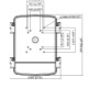 DAHUA PFA140- Caja de Conexiones Exterior para Camaras PTZ/ Compatible con soportes PFB604W/ PFB300S/ PFB303W/ PFB306W/ PFB305W