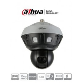 DAHUA PSDW81642ML-A360-D237 – Cámara IP Panorámica 360° Resolución de 8 x 2 MP + PTZ de 4 MP de 40x/ Lente 5 mm/  ? 360/ IR 400