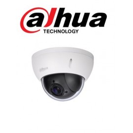 DAHUA SD22204UEN – GN – Camara IP PTZ Mini Domo Antivandalica de 2 Megapixeles/ 4x de Zoom Optico/ H.265/ WDR Real de 120 dB / 