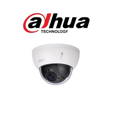 DAHUA SD22204UEN – GN – Camara IP PTZ Mini Domo Antivandalica de 2 Megapixeles/ 4x de Zoom Optico/ H.265/ WDR Real de 120 dB / 