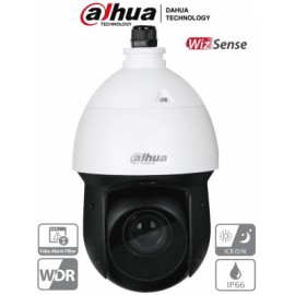 DAHUA SD49425XB-HNR – Cámara IP PTZ de 4 Megapíxeles/ WizSense/ 25x de Zoom Optico/ IR de 100 Metros/ H.265/ Starlight/ Protecc