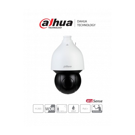 DAHUA SD5A225XA-HNR-SL- Camara IP PTZ de 2 Megapixeles Anticorrosion/ 25x de Zoom Optico/ IR de 150 Mts/ Antivandálica/ H.265+/