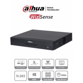 DAHUA XVR5116HS-I2 – DVR de 16 Canales 5 Megapixeles Lite/ Diseño Mini/ WizSense/ H265+/ 8 Canales IP Adicionales (24 Canales T