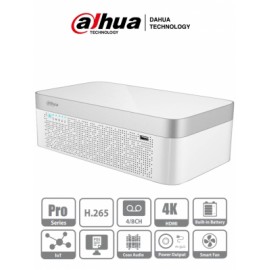 DAHUA XVR7108E-4KL-B-X – DVR de 8 Canales 4k/ Serie Pro/ Soporta + 8 Canales IP de Hasta 8MP/ H.265+/ Funciones IoT&POS/ 1 Puer