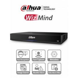 DAHUA XVR8208A-4K-I – DVR de 8 Canales 4K/ WizMind/ Soporta 4 Canales de Reconocimiento Facial/ 4 Canales de Metadatos/ H.265+/