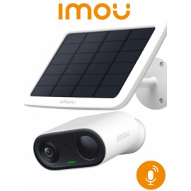 IMOU CELLGOKit (Imou-KIT/IPC-B32N/FSP12)  – Kit de Cámara Wifi Cell Go con Batería de 3 Megapíxeles/ Panel Solar Incluido/ 2.8m