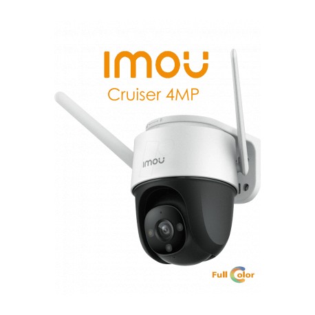 Imou Cruiser 4MP (IPC-S42FN-0360B-imou) – Cámara IP PT Wifi de 4 Megapíxeles/ Full Color/ Audio 2 Vías/ 30 Metros de Visión Noc