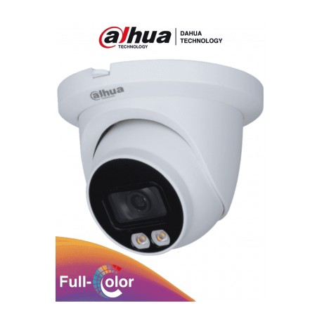 PRODUCTO DEMO DAHUA IPC-HDW3449TM-AS-LED – Camara IP Domo Full Color con IA 2 Megapixeles/ Lente de 3.6 mm/ Luz Blanca de 20 Mt