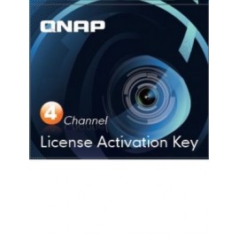 QNAP LICCAMNVR4CH – PACK De licencias de camara de 4 canales para NVR con FIR MWARE QVR 5 en adelante