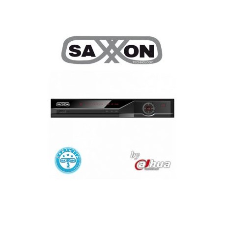 SAXXON By Dahua DH-NVR2A16 – NVR de 16 Canales/ H264+/ Rendimiento de 80 Mbps/ Salidas de Video HDMI/VGA / Soporta Camaras de H