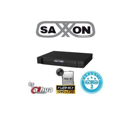 SAXXON PRO SAX7216HS3 DVR 16 CANALES TRIHIBRIDO  720P/P2P/ IP/ HDCVI/ ANALOGO/ SOPORTA 6TB/ 2 CANALES IP EXTRA