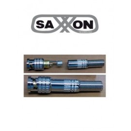 SAXXON PSUBR06 – Bolsa de 10 piezas / De conector para cable RG59 / Color plata / Desarmable / Con resorte