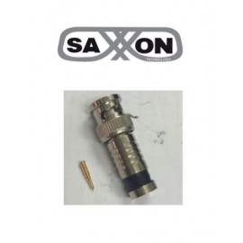 SAXXON PSUBR09 – Bolsa de 10 conectores de compresion / Abierto o cerrado / Ideal para cable RG59 / ARMABLE