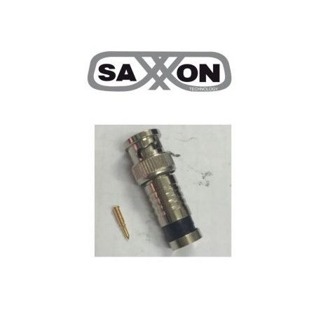 SAXXON PSUBR09 – Bolsa de 10 conectores de compresion / Abierto o cerrado / Ideal para cable RG59 / ARMABLE